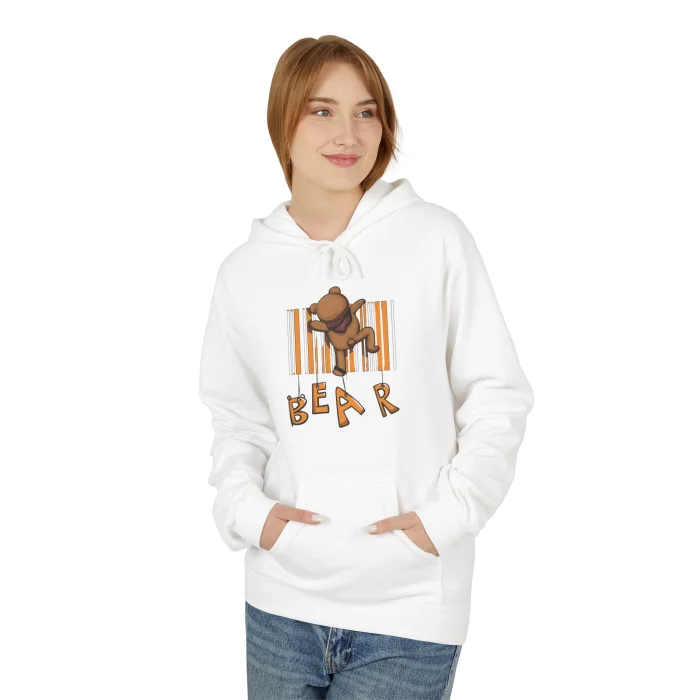 Bluza z kapturem z nadrukiem Bear